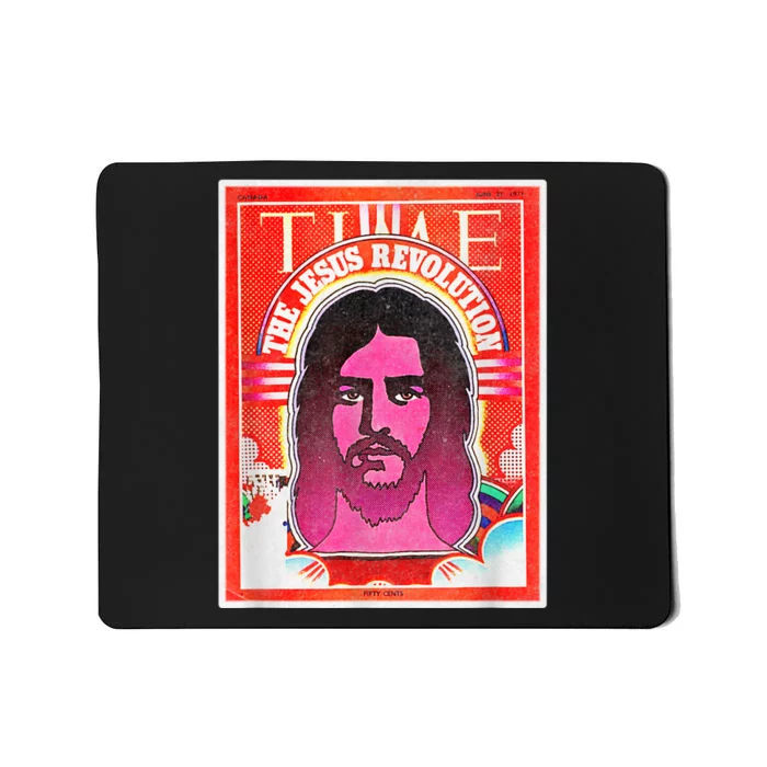 Boho Retro Jesus Revolution Vintage Christian Faith Revival Mousepad