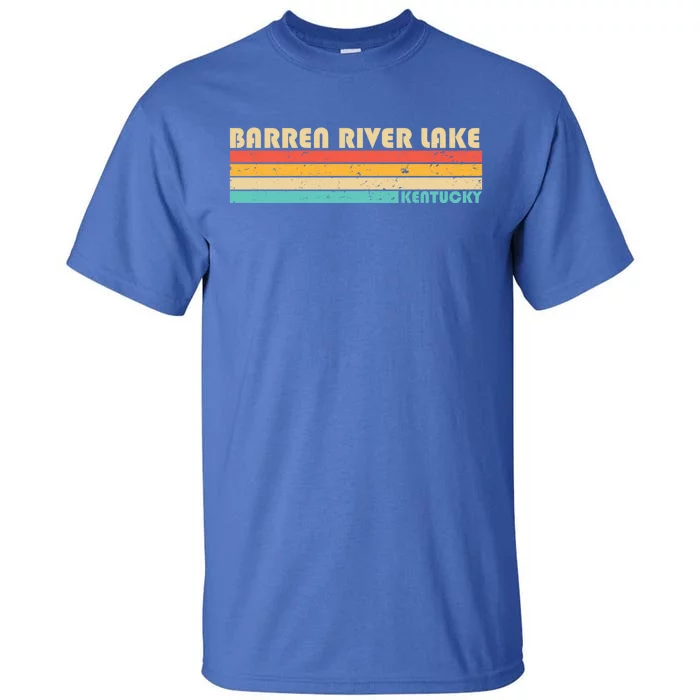 Barren River Lake Kentucky Funny Fishing Camping Summer Gift Tall T-Shirt