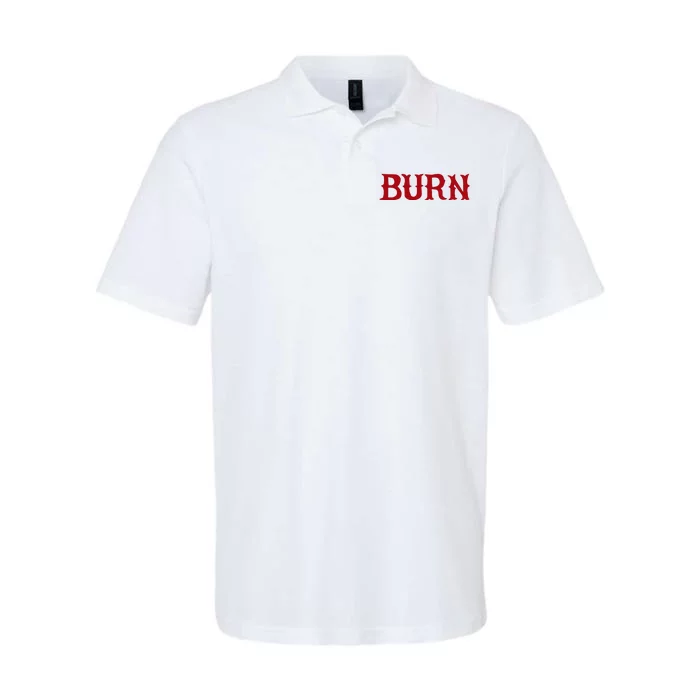 Burn Red Lighter Softstyle Adult Sport Polo