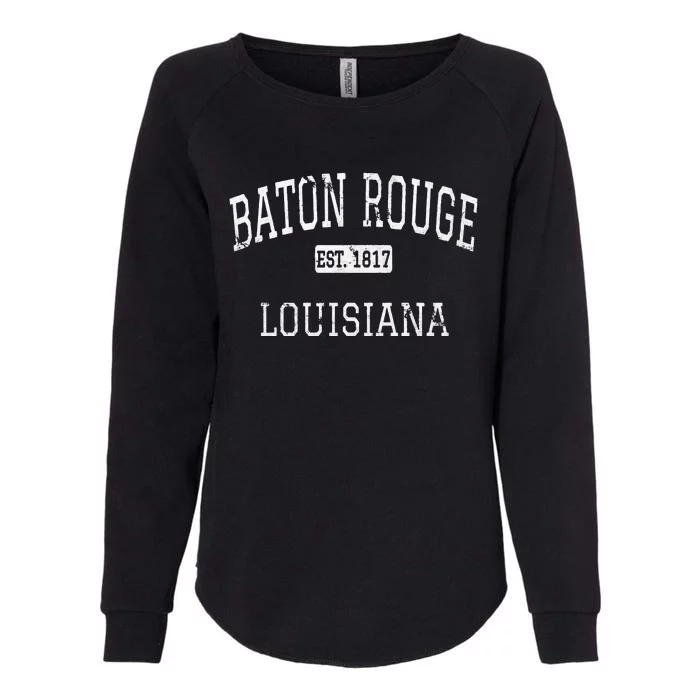 Baton Rouge Louisiana LA Vintage Womens California Wash Sweatshirt