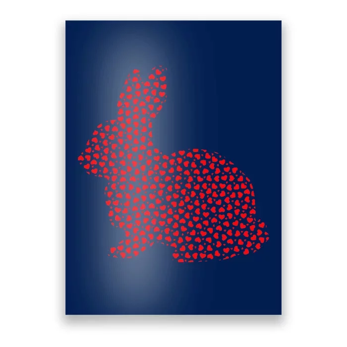 Bunny Rabbit Lover Valentine Gift Bunny Valentine's Day Poster