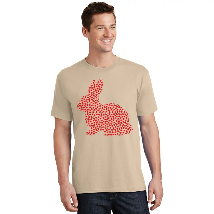 Bunny Rabbit Lover Valentine Gift Bunny Valentine's Day T-Shirt