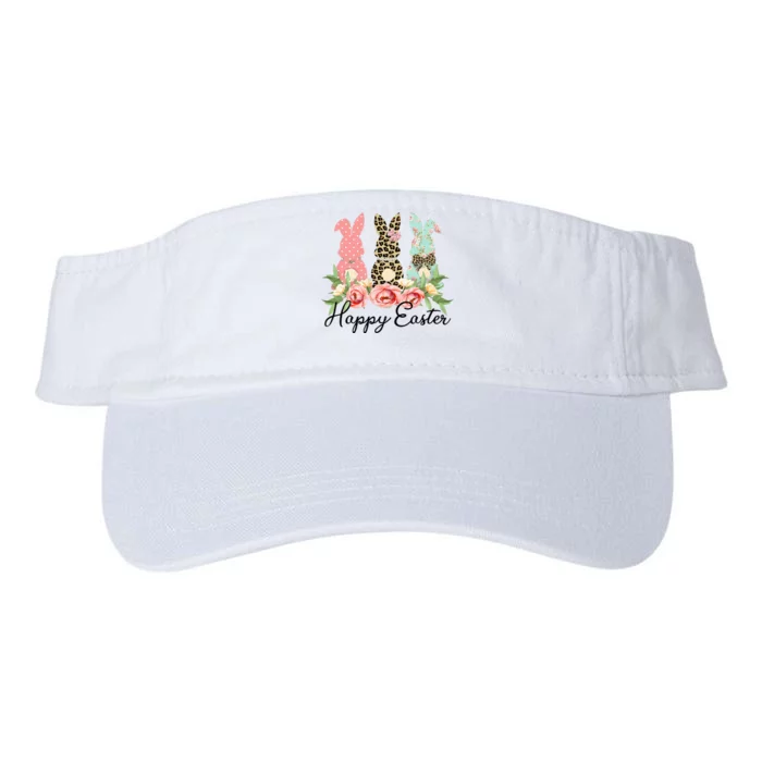 Bunny Rabbit Leopard Easter Day funny bunny Valucap Bio-Washed Visor