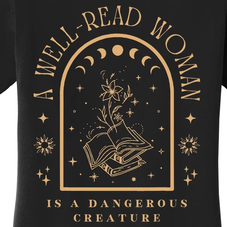 Bookish Reading Librarian Literature Books Club Funny Women's T-Shirt