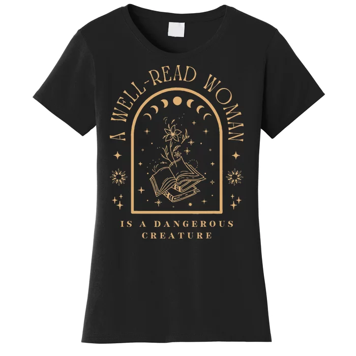 Bookish Reading Librarian Literature Books Club Funny Women's T-Shirt