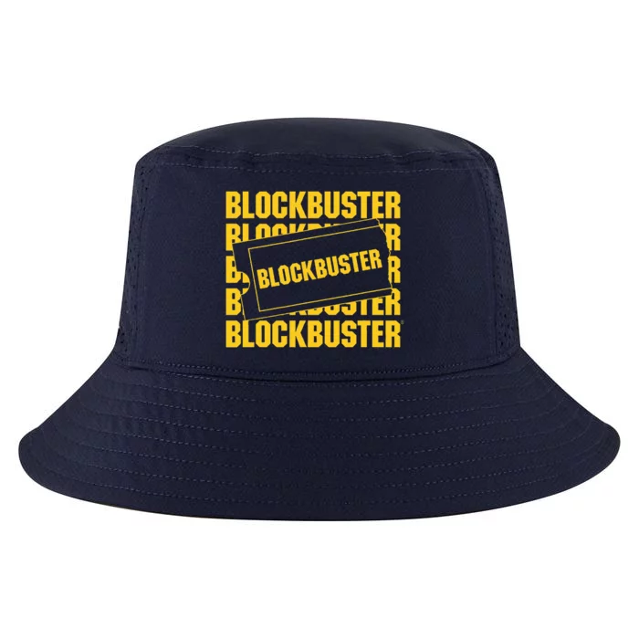 Blockbuster Repeating Logo With Ticket Cool Comfort Performance Bucket Hat