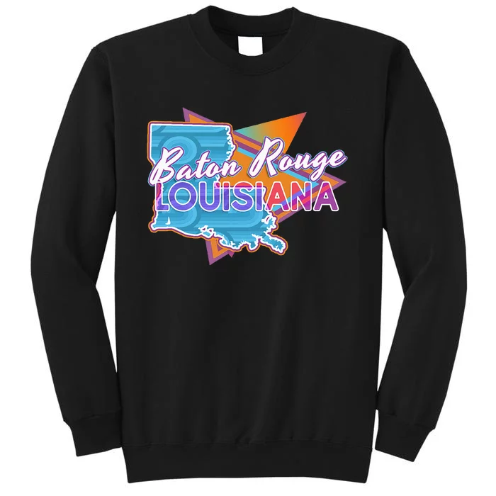 Baton Rouge Louisiana Vintage Retro Throwback Sweatshirt