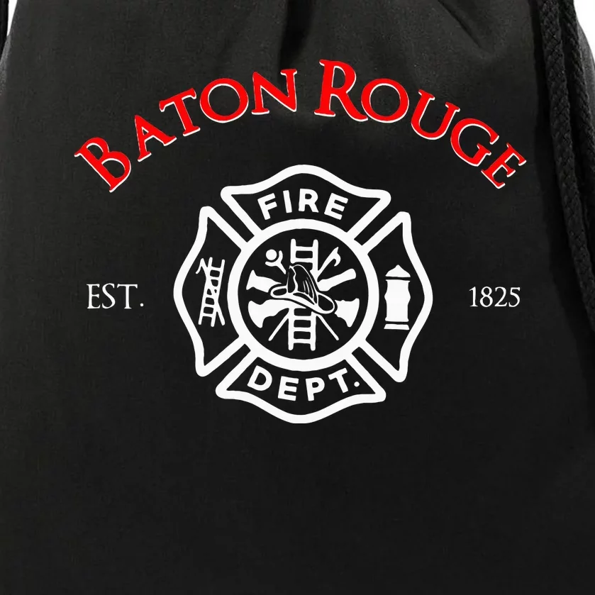 Baton Rouge Louisiana Fire Rescue Department Firefighters Drawstring Bag