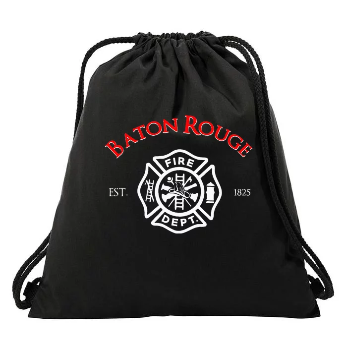 Baton Rouge Louisiana Fire Rescue Department Firefighters Drawstring Bag