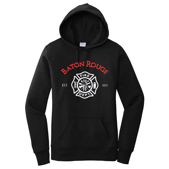 Baton Rouge Louisiana Fire Rescue Department Firefighters Women's Pullover Hoodie