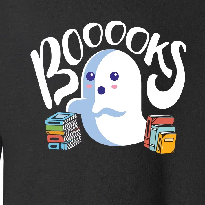 Book Reading Lover Halloween Ghost Librarian Reading Club Toddler Sweatshirt