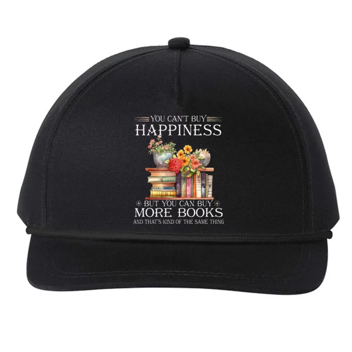 Books Reading Lovers Bookworm Funny Librarian Book Nerd Read Snapback Five-Panel Rope Hat