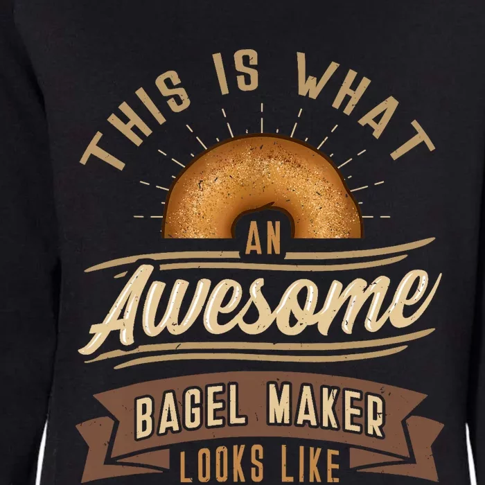 Bagel Roll Lover Baker Wheat Bakery Jewish Bread Gift Idea Womens California Wash Sweatshirt