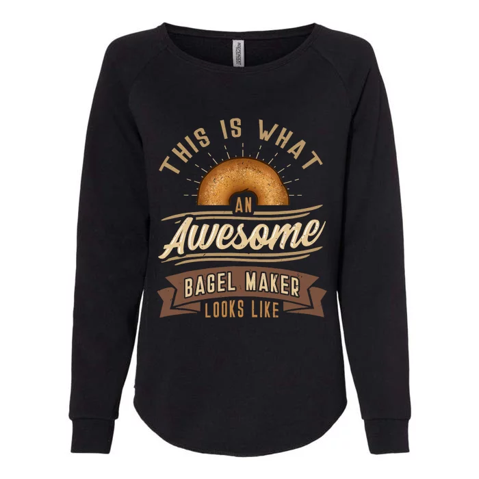 Bagel Roll Lover Baker Wheat Bakery Jewish Bread Gift Idea Womens California Wash Sweatshirt