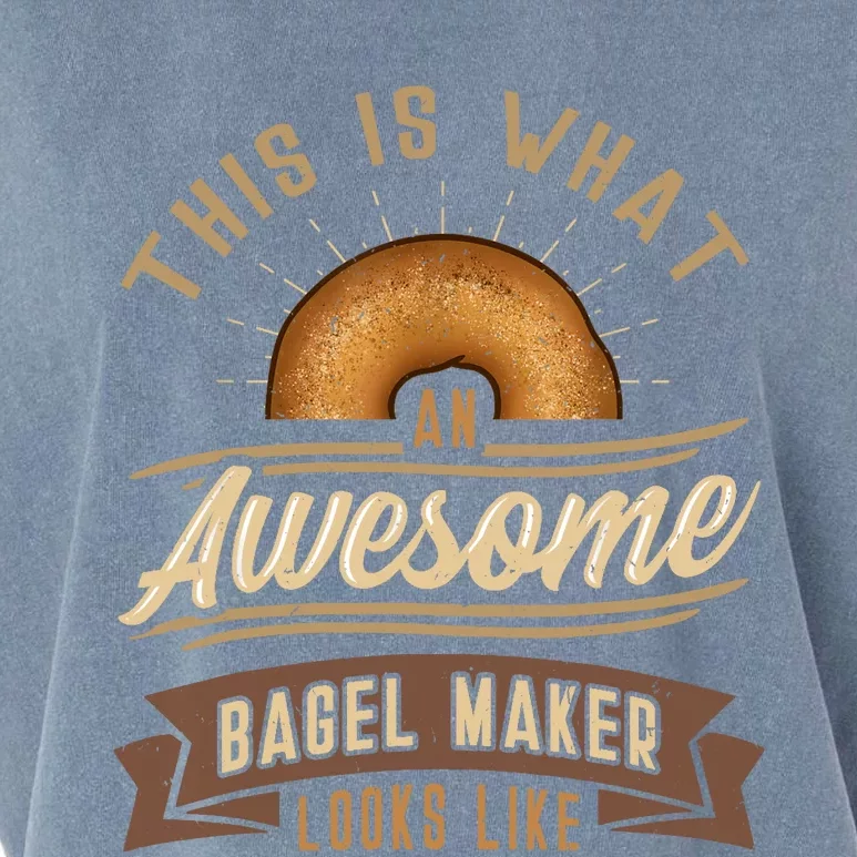 Bagel Roll Lover Baker Wheat Bakery Jewish Bread Gift Idea Garment-Dyed Women's Muscle Tee