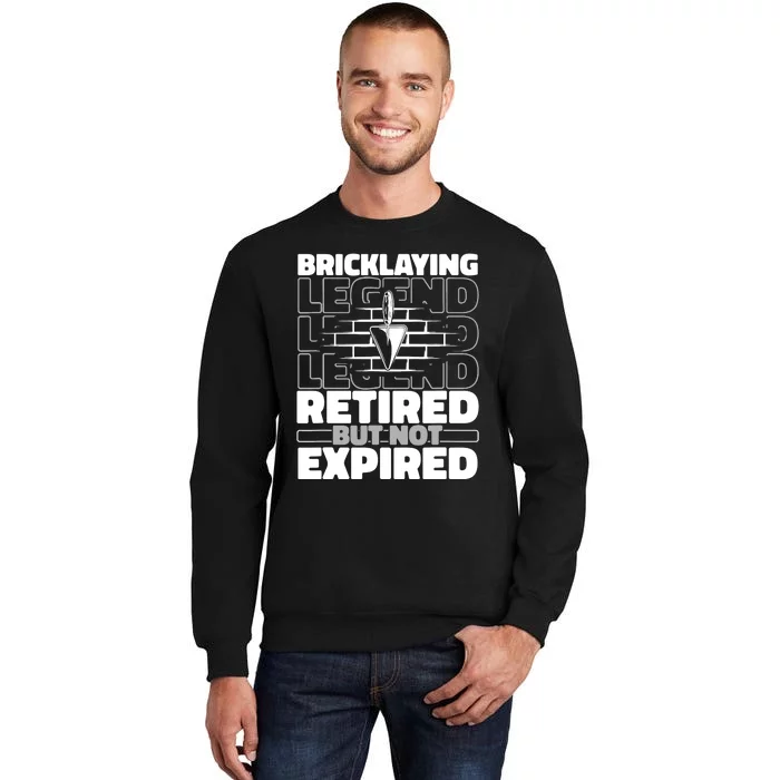 Brickie Retiree Mason Masonry Brick Cement Block Bricklayer Sweatshirt