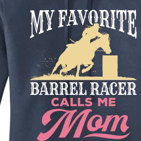 Barrel Racing Mom Horse Favorite Barrel Racer Mother's Day Gift Women's Pullover Hoodie