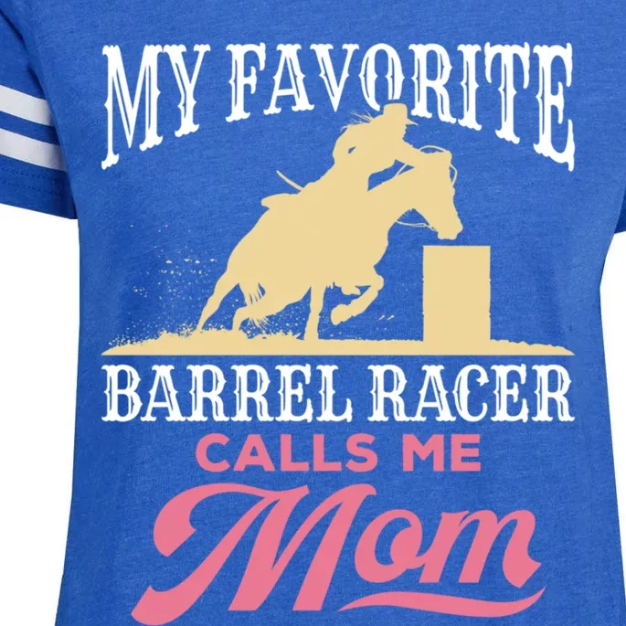 Barrel Racing Mom Horse Favorite Barrel Racer Mother's Day Gift Enza Ladies Jersey Football T-Shirt