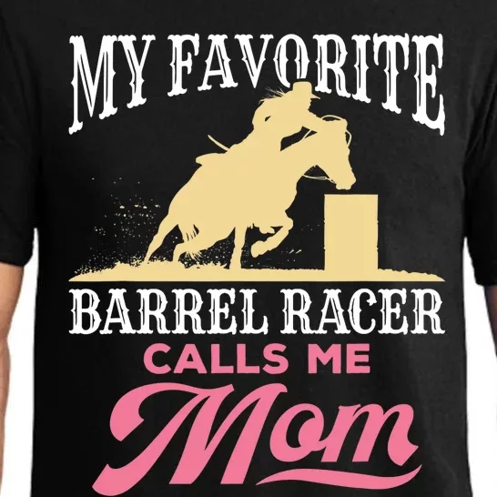 Barrel Racing Mom Horse Favorite Barrel Racer Mother's Day Pajama Set