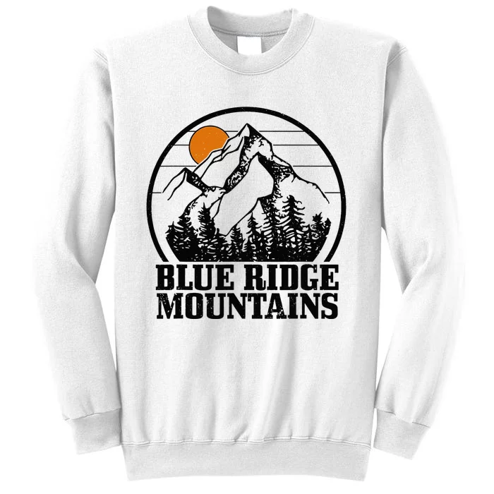 Blue Ridge Mountains Vintage Vintage Hiking Camping Gift Sweatshirt