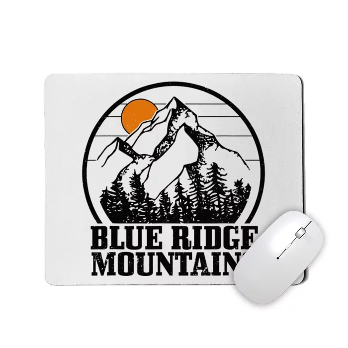 Blue Ridge Mountains Vintage Vintage Hiking Camping Gift Mousepad