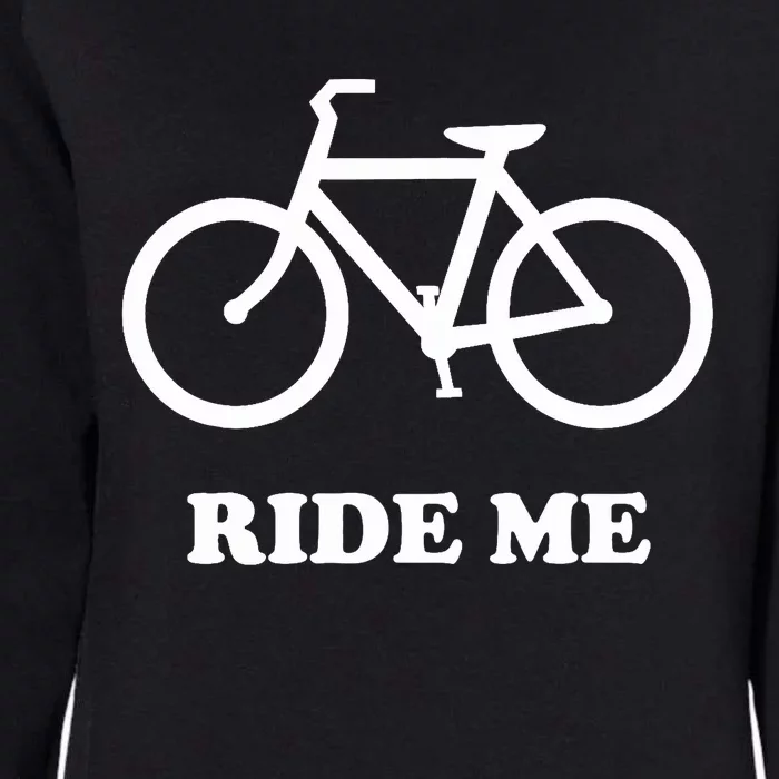 Bicycle Ride Me Womens California Wash Sweatshirt