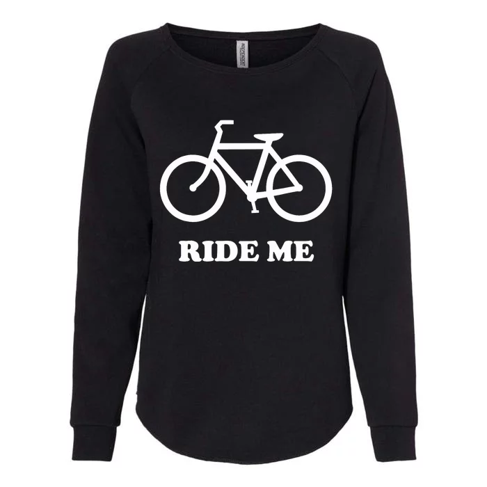 Bicycle Ride Me Womens California Wash Sweatshirt