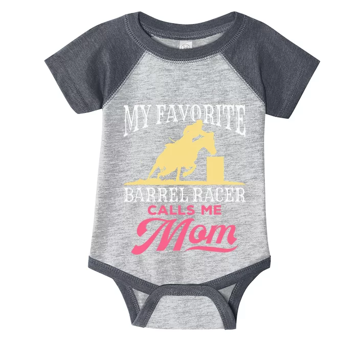 Barrel Racing Mom Horse Favorite Mother's Day Infant Baby Jersey Bodysuit