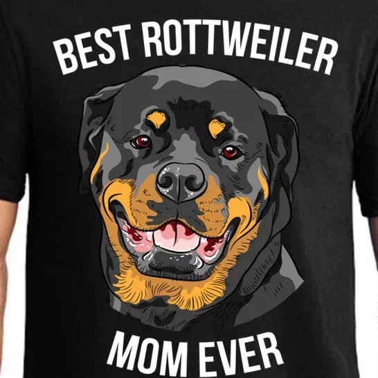 Best Rottweiler Mom Ever Gift Meaningful Gift Pajama Set