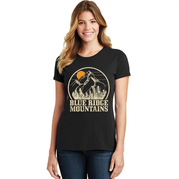 Blue Ridge Mountains Vintage Vintage Hiking Camping Gift Women's T-Shirt