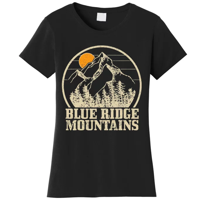 Blue Ridge Mountains Vintage Vintage Hiking Camping Gift Women's T-Shirt