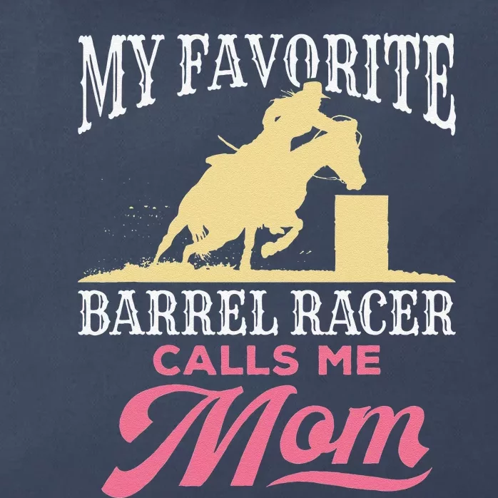 Barrel Racing Mom Horse Favorite Barrel Racer Mother's Day Zip Tote Bag