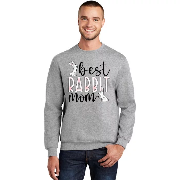 Best Rabbit Mom Bunny Owner Rabbit Mama Bunny Mother Gift Tall Sweatshirt