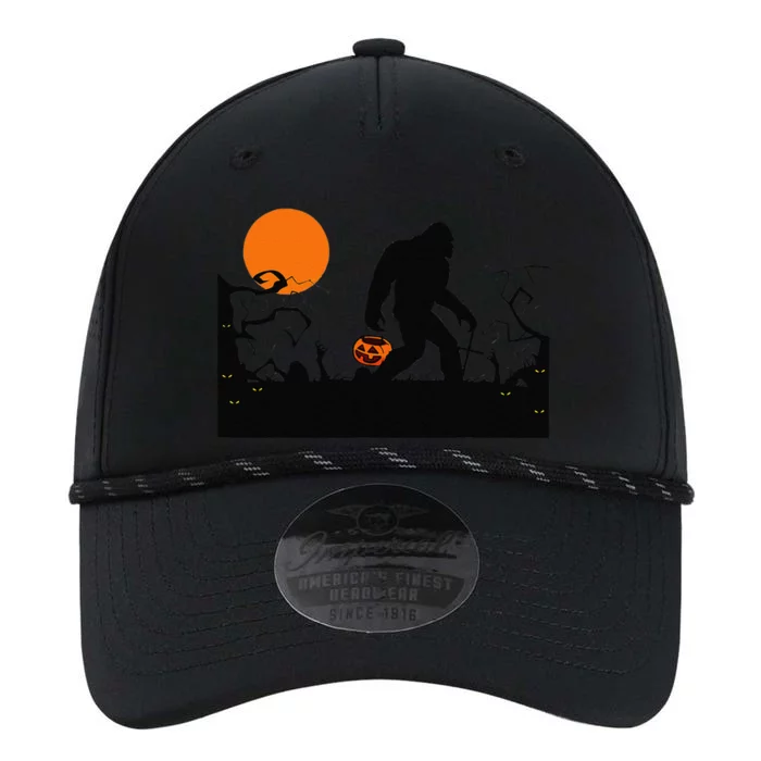 Bigfoot Red Moon Halloween Bigfoot Lover Performance The Dyno Cap