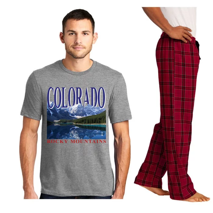 Beautiful Rocky Mountains Colorado Pajama Set