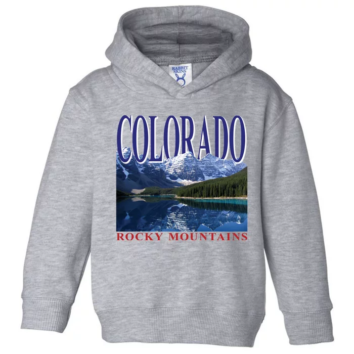 Beautiful Rocky Mountains Colorado Toddler Hoodie