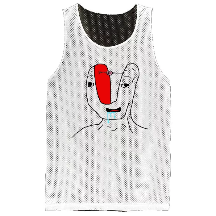 Brain Rot Meme Mesh Reversible Basketball Jersey Tank