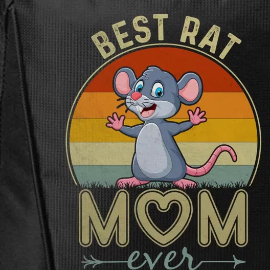 Best Rat Mom Ever Retro Design Cute Mom Mother's Day Gift City Backpack