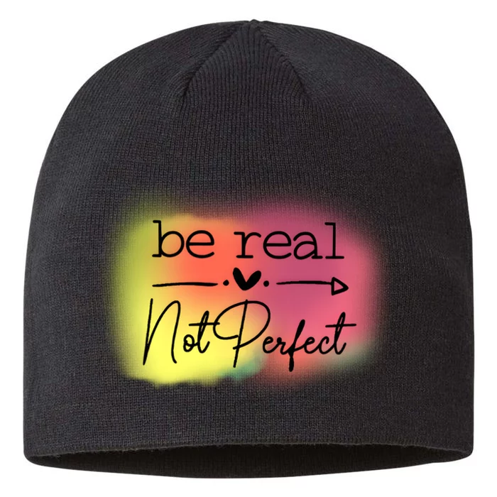 Be Real Not Perfect 8 1/2in Sustainable Knit Beanie