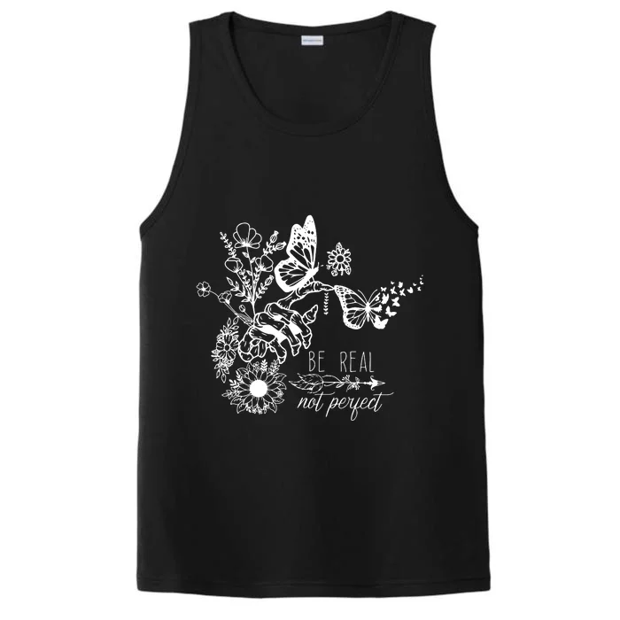 Be Real Not Perfect Cut Files For Cricut Self Love Performance Tank