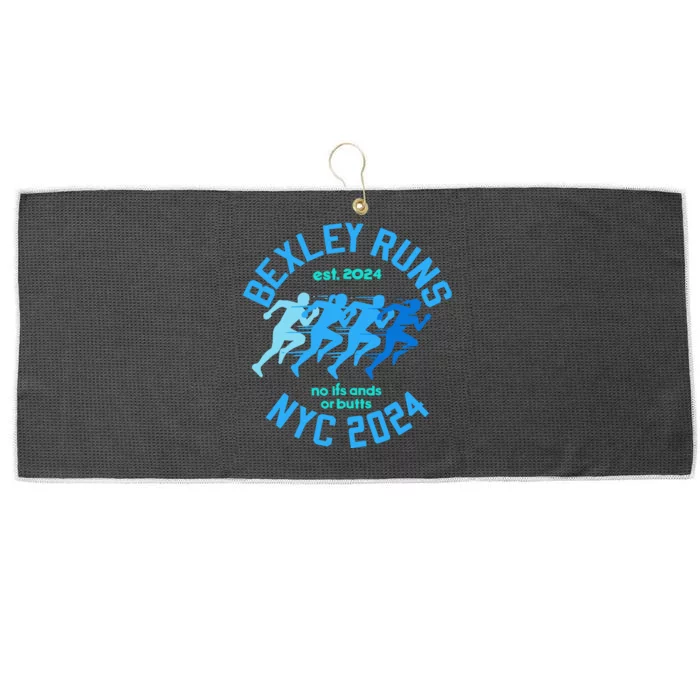 Bexley Runs Nyc 2024 Large Microfiber Waffle Golf Towel