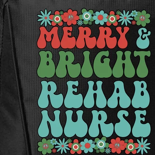 Bright Rehabilitation Nurse Christmas Nursing Xmas Gift City Backpack