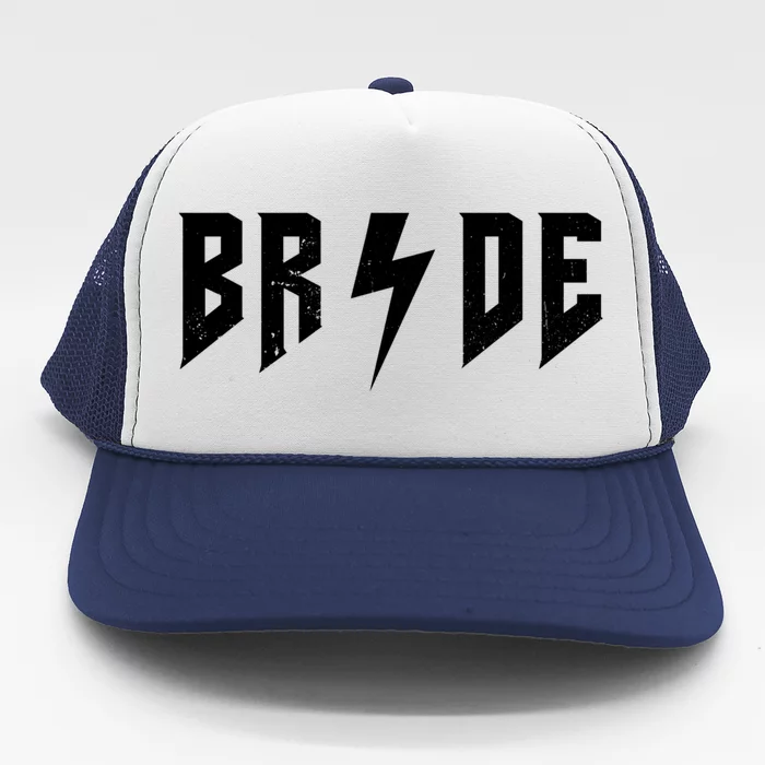 Bride Rock N Roll Bridesmaids Bachelorette Party Matching Cute Gift Trucker Hat