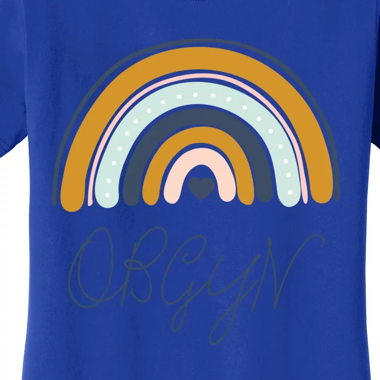 Boho Rainbow Obgyn Nurse Labor And Delivery Nurse Squad Gift Women's T-Shirt