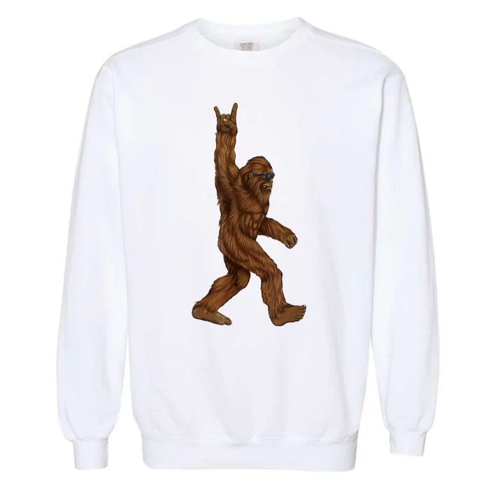 Bigfoot Rock On Garment-Dyed Sweatshirt