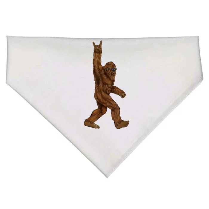 Bigfoot Rock On USA-Made Doggie Bandana