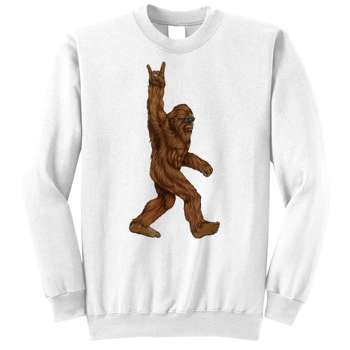 Bigfoot Rock On Sweatshirt