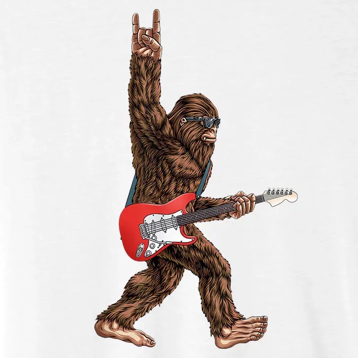 Bigfoot Rock On Guitar ChromaSoft Performance T-Shirt