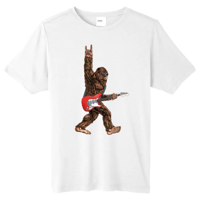 Bigfoot Rock On Guitar ChromaSoft Performance T-Shirt