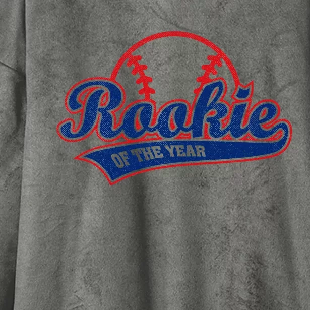 Baseball Rookie Of The Year Hooded Wearable Blanket